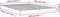 vidaXL - Bedframe - massief - grenenhout - zwart - 140x190 - cm