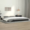 vidaXL - Bedframe - massief - grenenhout - zwart - 140x190 - cm
