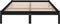 vidaXL - Bedframe - massief - grenenhout - zwart - 140x190 - cm