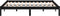 vidaXL - Bedframe - massief - grenenhout - zwart - 140x190 - cm