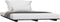 vidaXL - Bedframe - massief - grenenhout - zwart - 140x190 - cm