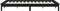 vidaXL - Bedframe - massief - grenenhout - zwart - 140x200 - cm