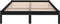vidaXL - Bedframe - massief - grenenhout - zwart - 140x200 - cm