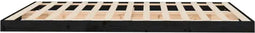 vidaXL - Bedframe - massief - grenenhout - zwart - 150x200 - cm