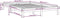 vidaXL - Bedframe - massief - grenenhout - zwart - 150x200 - cm