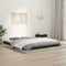 vidaXL - Bedframe - massief - grenenhout - zwart - 150x200 - cm