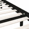 vidaXL - Bedframe - massief - grenenhout - zwart - 150x200 - cm