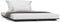 vidaXL - Bedframe - massief - grenenhout - zwart - 150x200 - cm