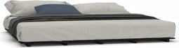 vidaXL - Bedframe - massief - grenenhout - zwart - 180x200 - cm