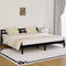 vidaXL - Bedframe - massief - grenenhout - zwart - 200x200 - cm