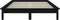 vidaXL - Bedframe - massief - grenenhout - zwart - 200x200 - cm