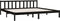 vidaXL - Bedframe - massief - grenenhout - zwart - 200x200 - cm