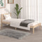 vidaXL - Bedframe - massief - grenenhout - zwart - 75x190 - cm