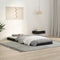vidaXL - Bedframe - massief - grenenhout - zwart - 75x190 - cm