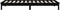 vidaXL - Bedframe - massief - grenenhout - zwart - 90x200 - cm