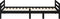 vidaXL - Bedframe - massief - grenenhout - zwart - 90x200 - cm