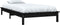 vidaXL - Bedframe - massief - grenenhout - zwart - 90x200 - cm