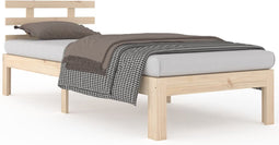 vidaXL - Bedframe - massief - hout - 100x200 - cm