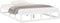 vidaXL - Bedframe - massief - hout - 100x200 - cm