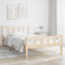 vidaXL - Bedframe - massief - hout - 100x200 - cm
