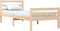 vidaXL - Bedframe - massief - hout - 100x200 - cm