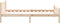 vidaXL - Bedframe - massief - hout - 100x200 - cm