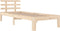 vidaXL - Bedframe - massief - hout - 100x200 - cm
