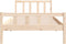 vidaXL - Bedframe - massief - hout - 100x200 - cm