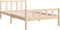 vidaXL - Bedframe - massief - hout - 100x200 - cm