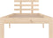 vidaXL - Bedframe - massief - hout - 100x200 - cm