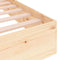 vidaXL - Bedframe - massief - hout - 100x200 - cm