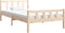 vidaXL - Bedframe - massief - hout - 100x200 - cm