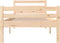 vidaXL - Bedframe - massief - hout - 100x200 - cm