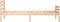 vidaXL - Bedframe - massief - hout - 100x200 - cm