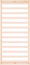 vidaXL - Bedframe - massief - hout - 100x200 - cm