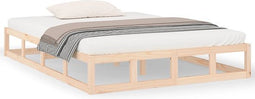 vidaXL - Bedframe - massief - hout - 120x190 - cm