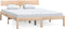 vidaXL - Bedframe - massief - hout - 120x190 - cm