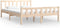 vidaXL - Bedframe - massief - hout - 120x190 - cm