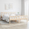vidaXL - Bedframe - massief - hout - 120x190 - cm