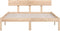 vidaXL - Bedframe - massief - hout - 120x190 - cm