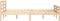 vidaXL - Bedframe - massief - hout - 120x190 - cm