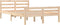 vidaXL - Bedframe - massief - hout - 120x190 - cm