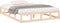 vidaXL - Bedframe - massief - hout - 120x190 - cm