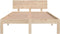vidaXL - Bedframe - massief - hout - 120x190 - cm