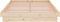 vidaXL - Bedframe - massief - hout - 120x190 - cm