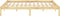vidaXL - Bedframe - massief - hout - 120x190 - cm