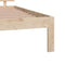 vidaXL - Bedframe - massief - hout - 120x190 - cm