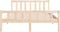 vidaXL - Bedframe - massief - hout - 120x190 - cm