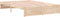 vidaXL - Bedframe - massief - hout - 120x190 - cm