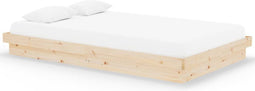 vidaXL - Bedframe - massief - hout - 120x200 - cm
